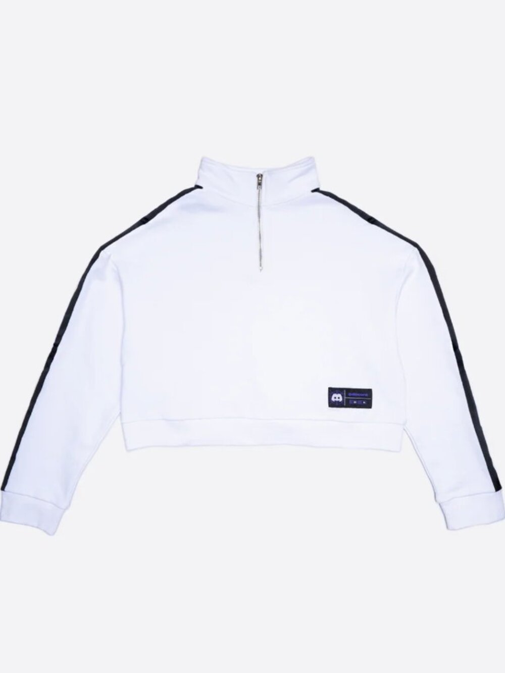 Discord Cropped Crew Sweatshirt – Black, Size S
